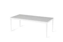 Load image into Gallery viewer, Pure White Long Dining Table Pearl White