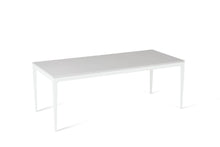 Load image into Gallery viewer, Pure White Long Dining Table Pearl White