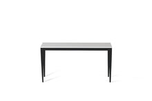 Load image into Gallery viewer, Pure White Slim Console Table Matte Black