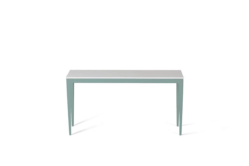 Pure White Slim Console Table Oyster