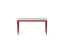 Load image into Gallery viewer, Pure White Slim Console Table Flame Red