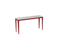 Load image into Gallery viewer, Pure White Slim Console Table Flame Red