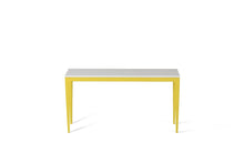 Load image into Gallery viewer, Pure White Slim Console Table Lemon Yellow