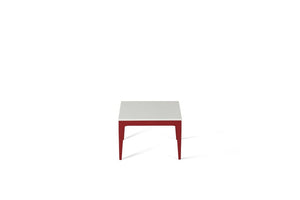 Snow Cube Side Table Flame Red