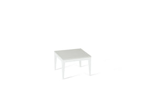 Snow Cube Side Table Pearl White