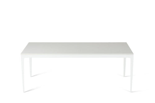 Snow Long Dining Table Pearl White