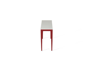 Snow Slim Console Table Flame Red