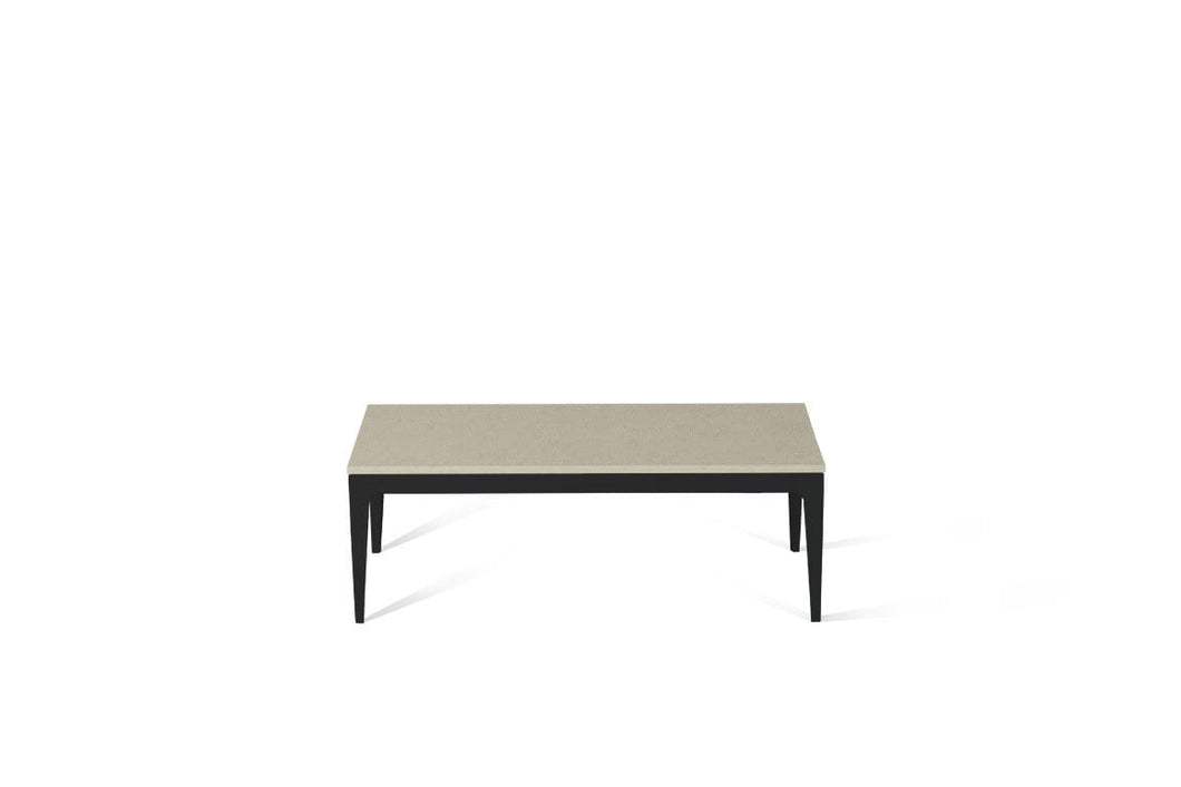 Linen Coffee Table Matte Black