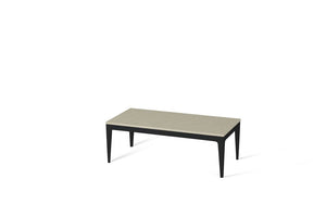 Linen Coffee Table Matte Black