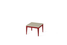 Load image into Gallery viewer, Linen Cube Side Table Flame Red
