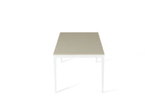 Load image into Gallery viewer, Linen Long Dining Table Pearl White