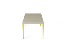 Load image into Gallery viewer, Linen Long Dining Table Lemon Yellow