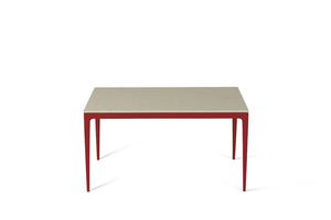 Linen Standard Dining Table Flame Red