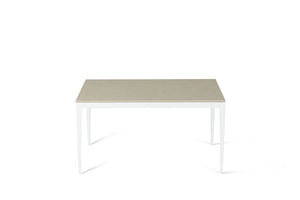 Linen Standard Dining Table Pearl White