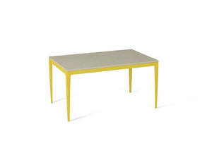 Linen Standard Dining Table Lemon Yellow