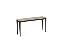 Load image into Gallery viewer, Linen Slim Console Table Matte Black