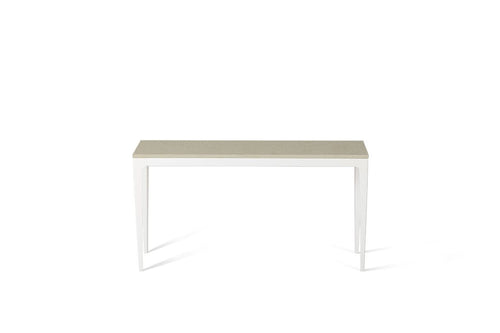 Linen Slim Console Table Oyster