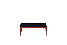 Load image into Gallery viewer, Jet Black Coffee Table Flame Red