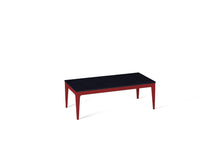 Load image into Gallery viewer, Jet Black Coffee Table Flame Red