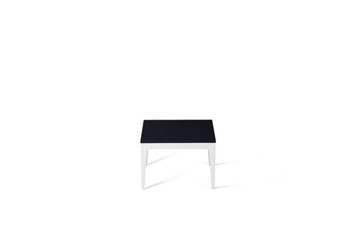 Jet Black Cube Side Table Oyster