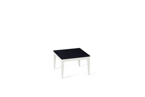 Jet Black Cube Side Table Oyster