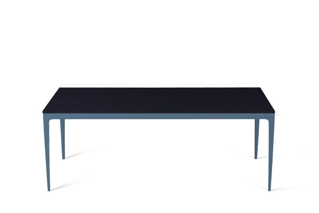 Jet Black Long Dining Table Wedgewood