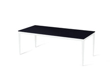 Load image into Gallery viewer, Jet Black Long Dining Table Pearl White