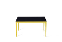 Load image into Gallery viewer, Jet Black Standard Dining Table Lemon Yellow