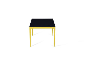 Jet Black Standard Dining Table Lemon Yellow