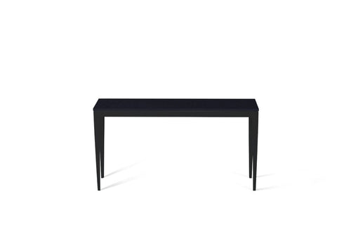 Jet Black Slim Console Table Matte Black