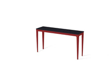 Load image into Gallery viewer, Jet Black Slim Console Table Flame Red