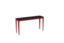 Load image into Gallery viewer, Jet Black Slim Console Table Flame Red