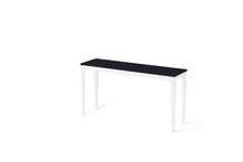Load image into Gallery viewer, Jet Black Slim Console Table Pearl White