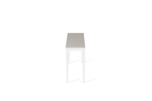 Osprey Slim Console Table Pearl White