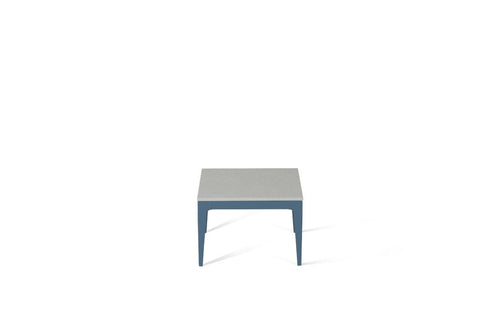 White Shimmer Cube Side Table Wedgewood