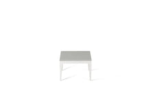 Load image into Gallery viewer, White Shimmer Cube Side Table Oyster