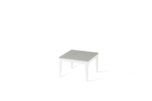 Load image into Gallery viewer, White Shimmer Cube Side Table Pearl White