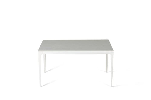 White Shimmer Standard Dining Table Oyster