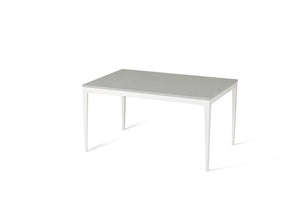 White Shimmer Standard Dining Table Oyster