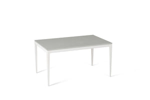 White Shimmer Standard Dining Table Oyster