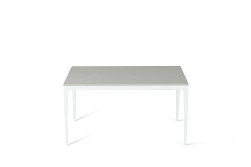 White Shimmer Standard Dining Table Pearl White