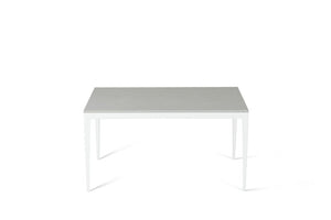 White Shimmer Standard Dining Table Pearl White