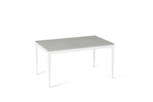 White Shimmer Standard Dining Table Pearl White