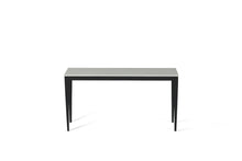 Load image into Gallery viewer, White Shimmer Slim Console Table Matte Black