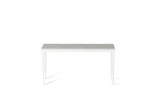 Load image into Gallery viewer, White Shimmer Slim Console Table Pearl White