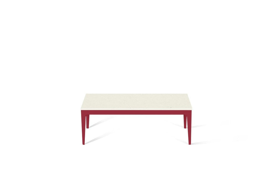 Fresh Concrete Coffee Table Flame Red