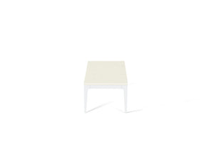 Fresh Concrete Coffee Table Pearl White