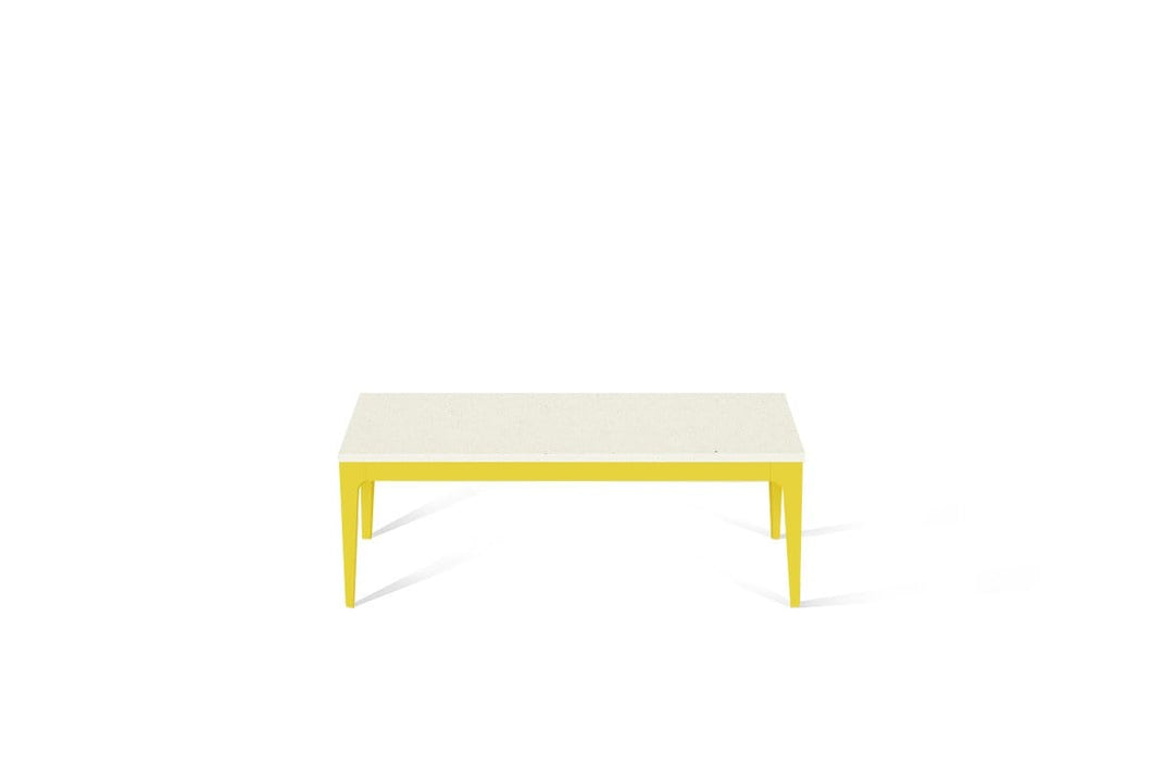 Fresh Concrete Coffee Table Lemon Yellow