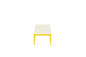 Fresh Concrete Coffee Table Lemon Yellow