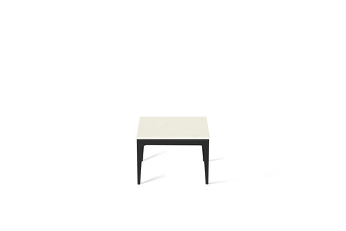 Fresh Concrete Cube Side Table Matte Black